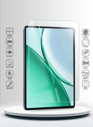 هونر باد X8b 4G 2026 (11.0 بوصة) واقي شاشة لوحي من زجاج مقسى كامل عالي الوضوح 9H بحواف منحنية من سلسلة WTech المميزة، عبوتان (TSGPCN) - شفاف - view 2
